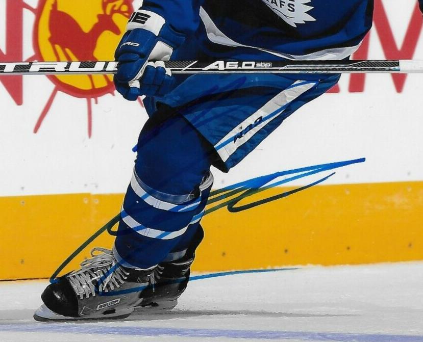 Signed Mitch Marner Toronto Maple Leafs 8x10 Photo #1 with JSA Authentication