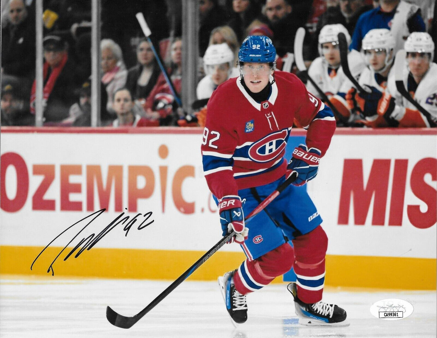 Signed Patrik Laine Montreal Canadiens 8x10 Photo 2 Original JSA Authentication