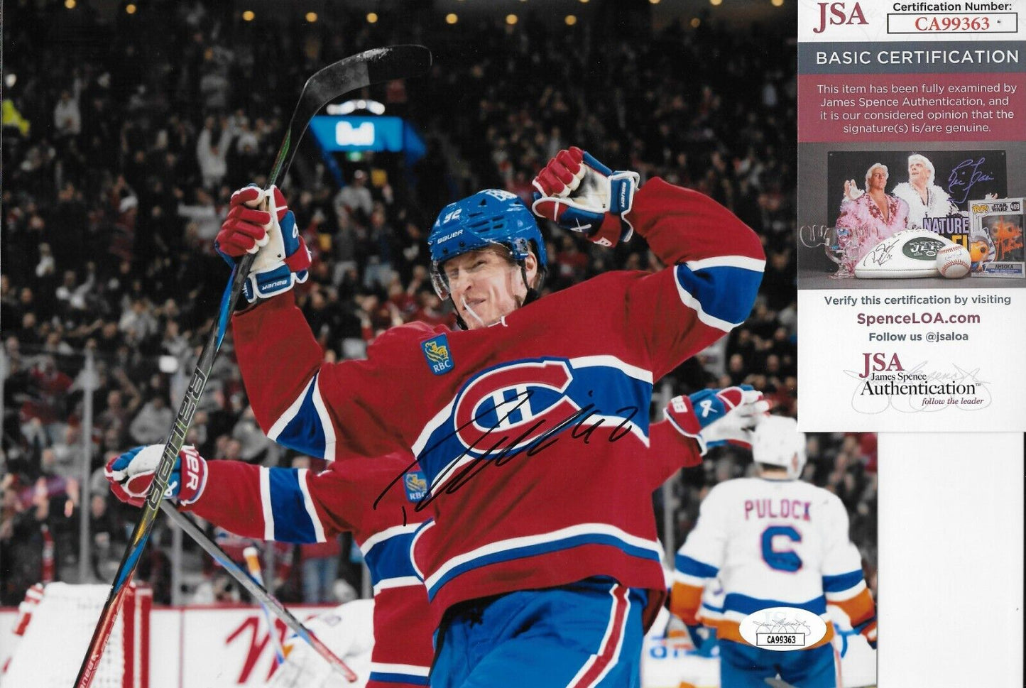 Signed Patrik Laine Montreal Canadiens 8x10 Photo 3 Original JSA Authentication