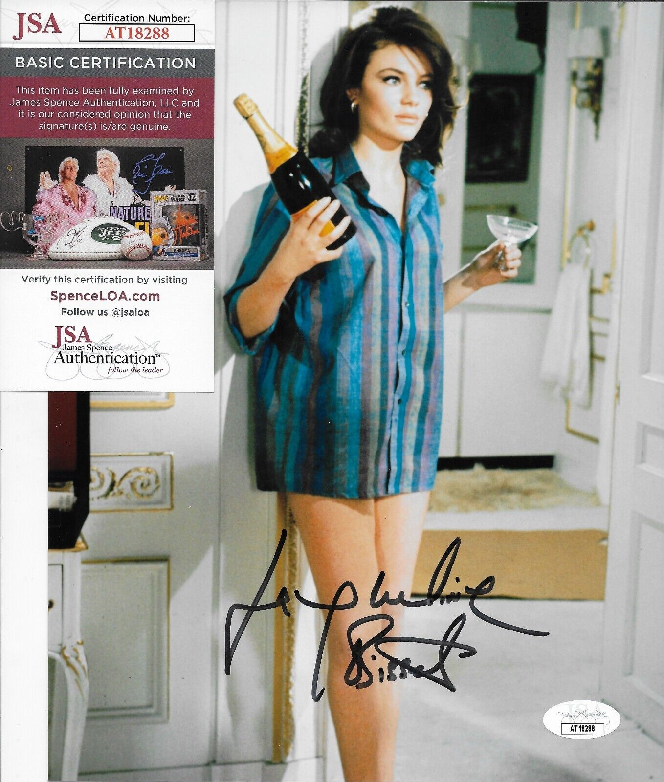 Signed Jacqueline Bisset Autographed Original 8x10 Photo #9 w JSA Authentication