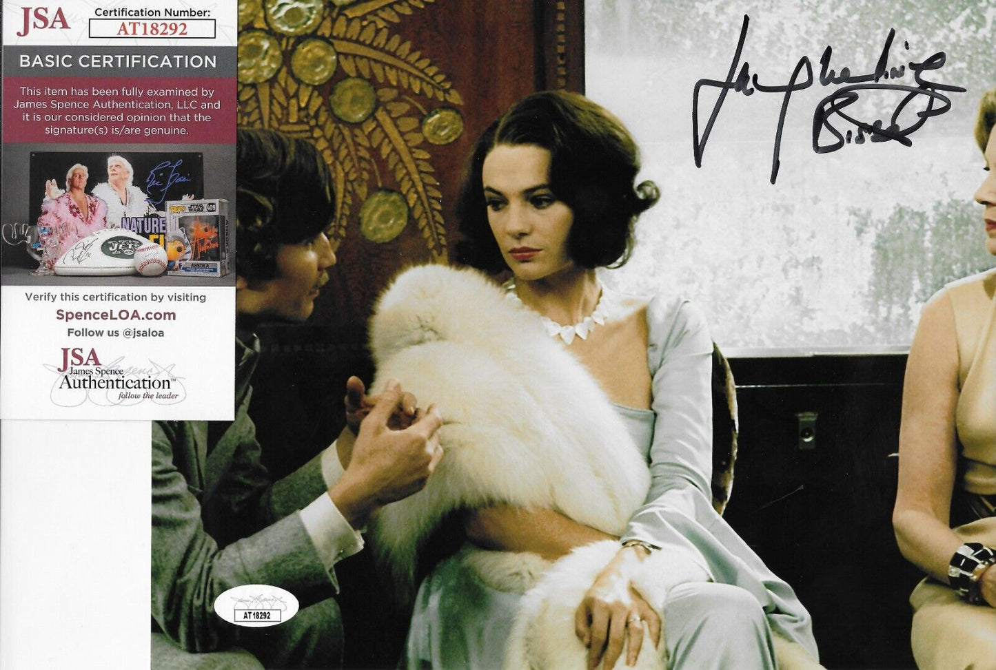 Signed Jacqueline Bisset Autographed Original 8x10 Photo 11 w JSA Authentication
