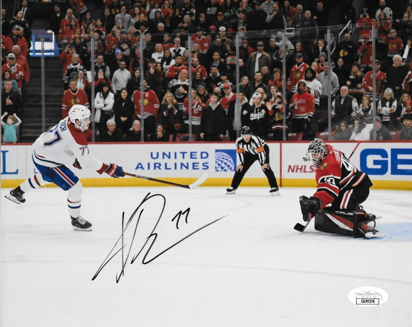 Signed Kirby Dach Montreal Canadiens 8x10 Photo #2 Original w JSA Authentication