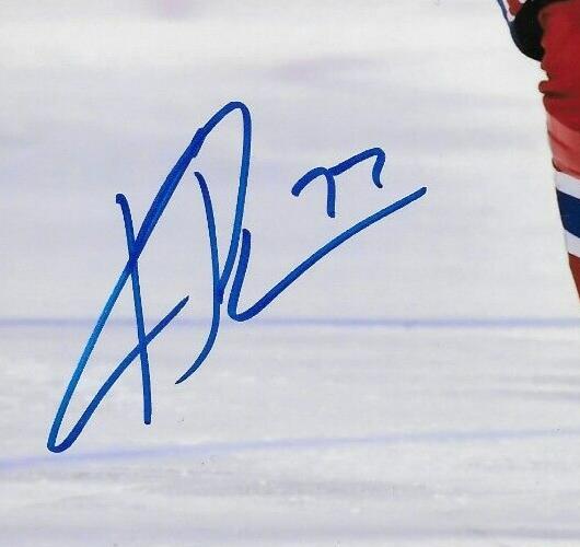 Signed Kirby Dach Montreal Canadiens 8x10 Photo #4 Original w JSA Authentication