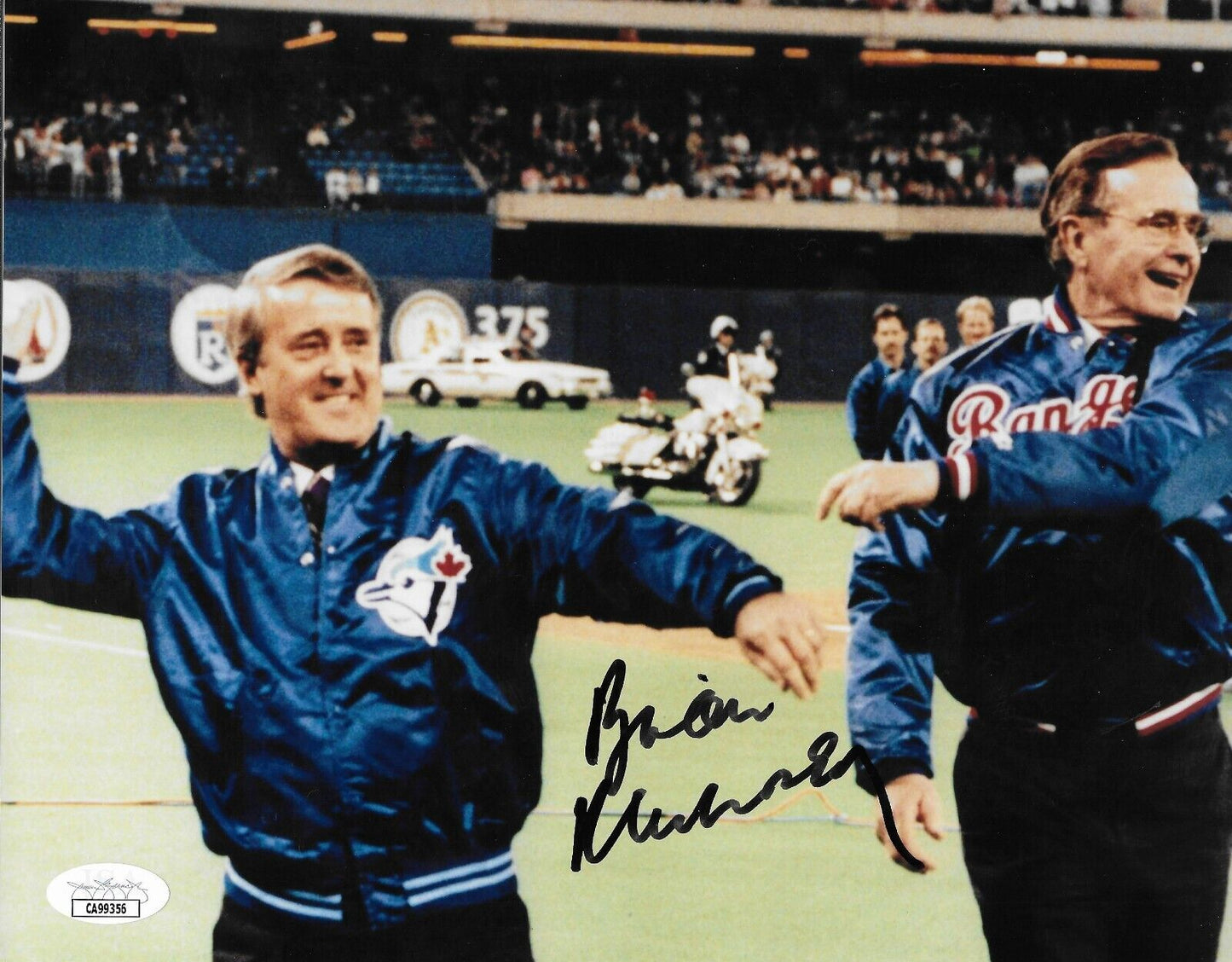Signed Brian Mulroney Canadian Prime Minister 8x10 Photo with JSA Authentication
