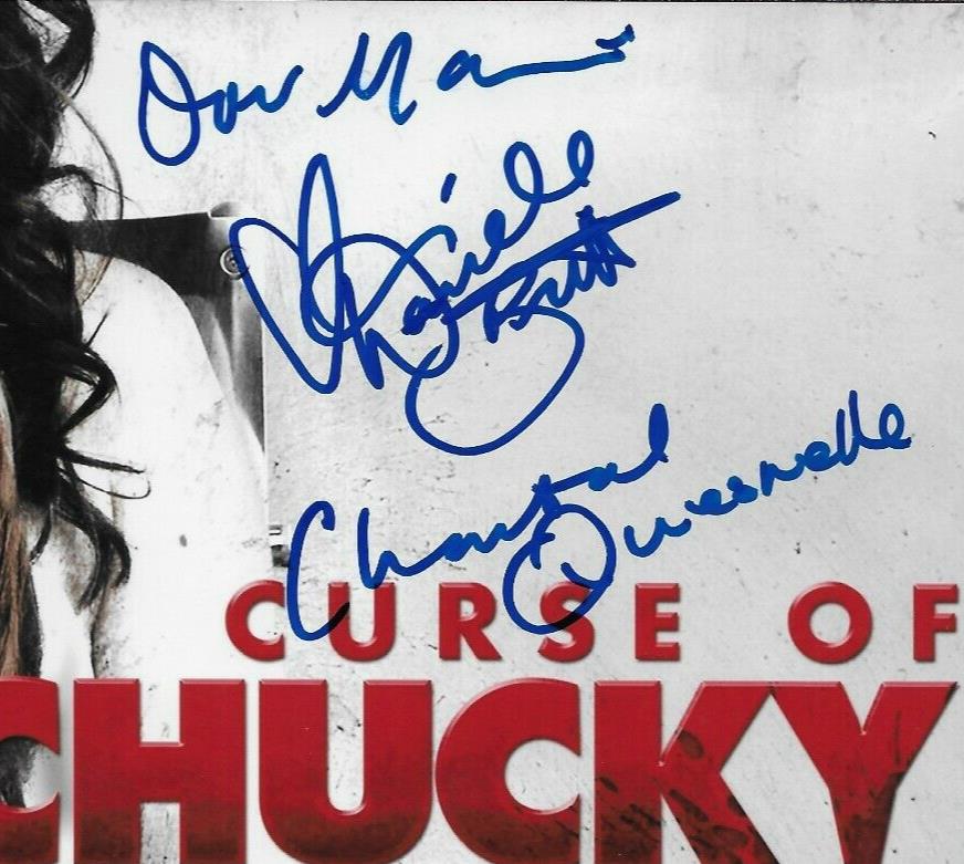 Signed Fiona Dourif Chantal Quesnelle Don Mancini Curse of Chucky JSA Authentic