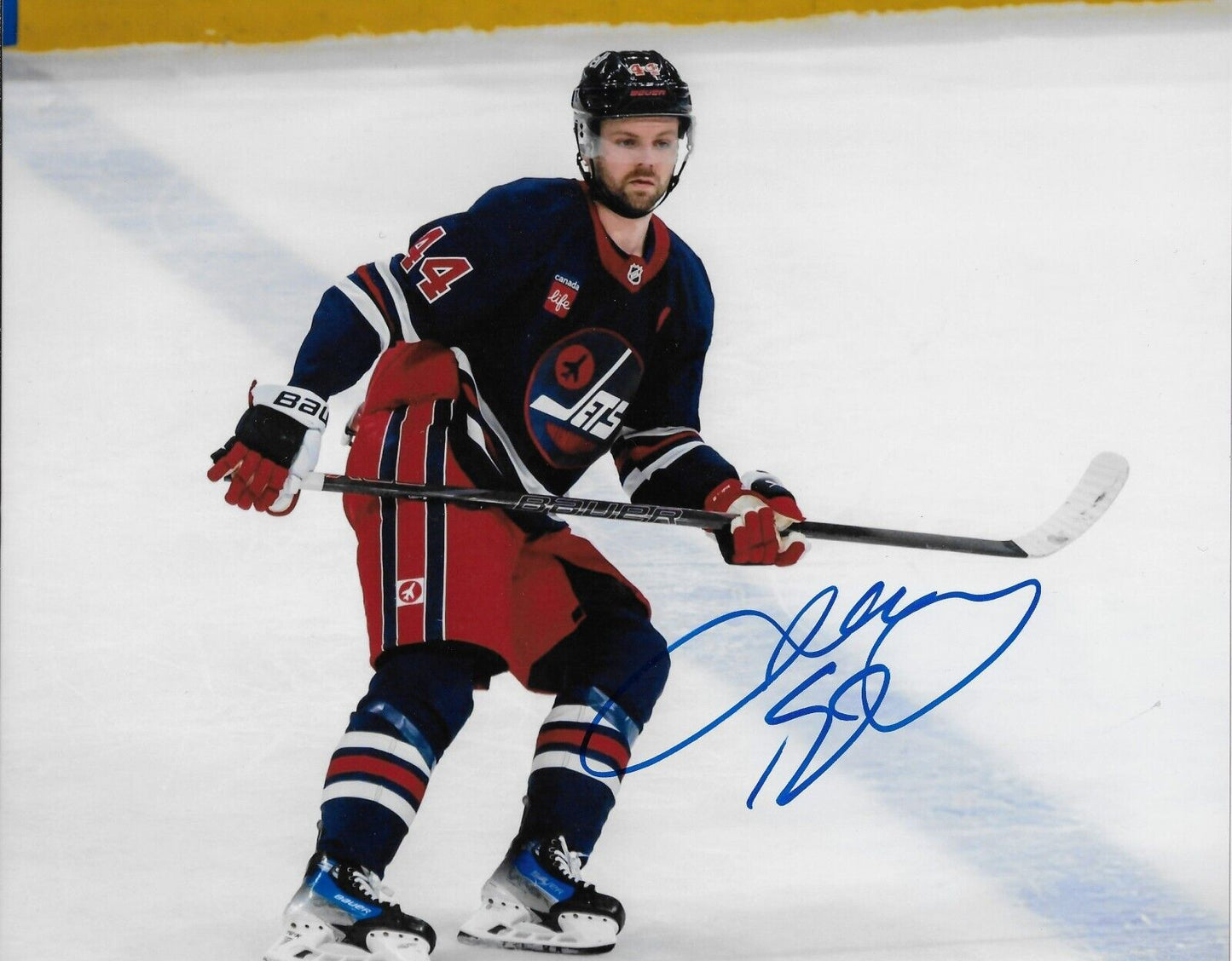 Signed Josh Morrissey Winnipeg Jets Autographed 8x10 Photo #3 Original
