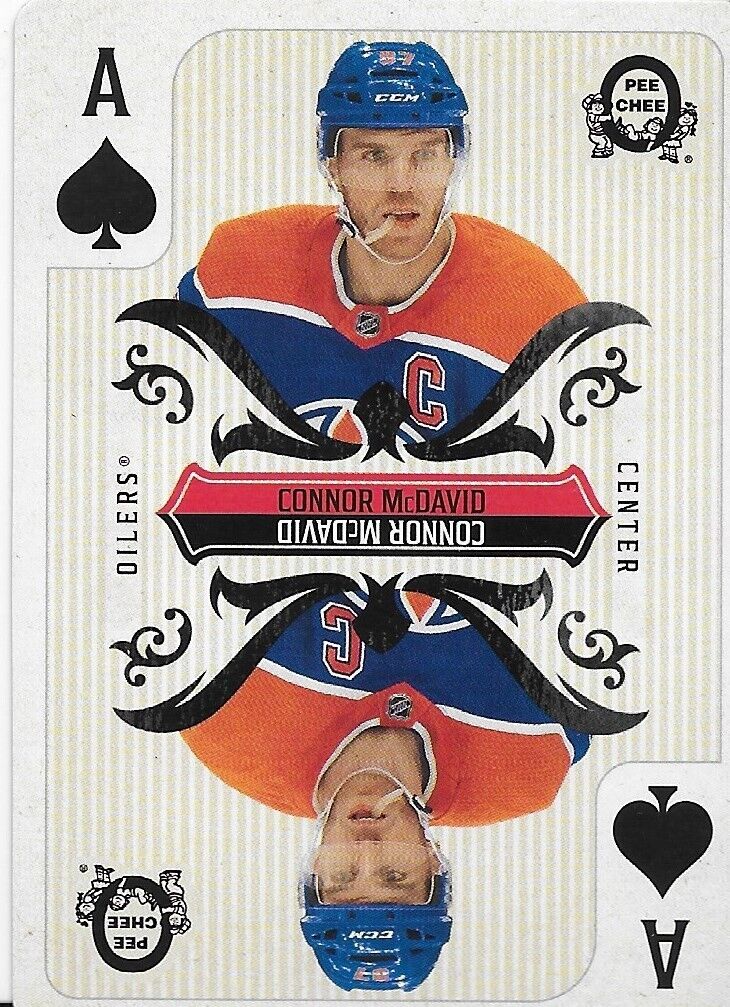 2024-25 O-Pee-Chee Connor McDavid Ace of Spades Edmonton Oilers