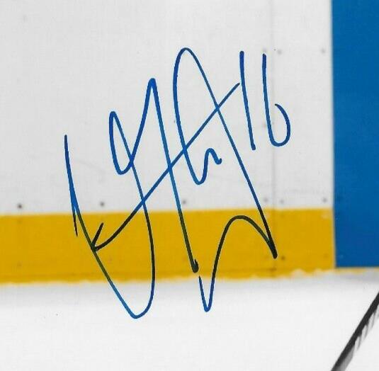 Signed Vincent Trocheck New York Rangers Autographed 8x10 Photo #2 Original
