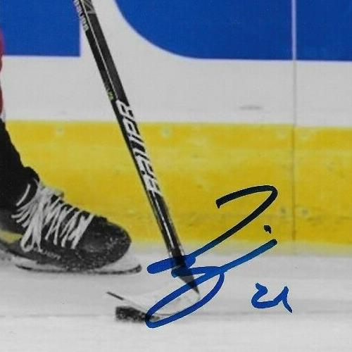 Signed Seth Jarvis Carolina Hurricanes Autographed 8x10 Photo #1 Original