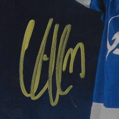 Signed Victor Hedman Tampa Bay Lightning Stanley Cup 8x10 Photo #1 Original