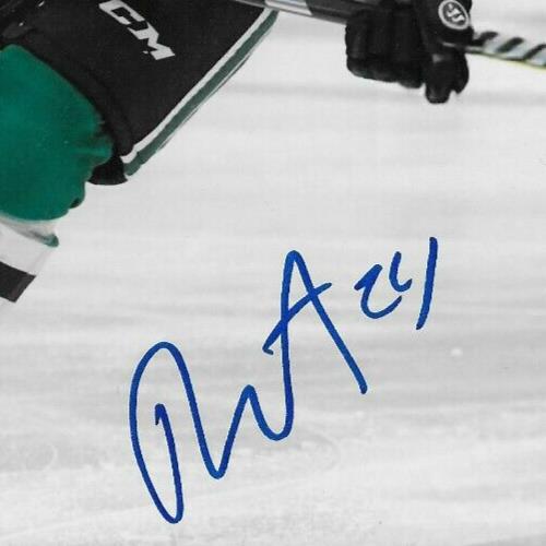 Signed Roope Hintz Dallas Stars Autographed 8x10 Photo #1 Original
