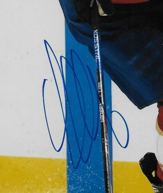 Signed Aleksander Barkov Florida Panthers Autographed 8x10 Photo #2 Original