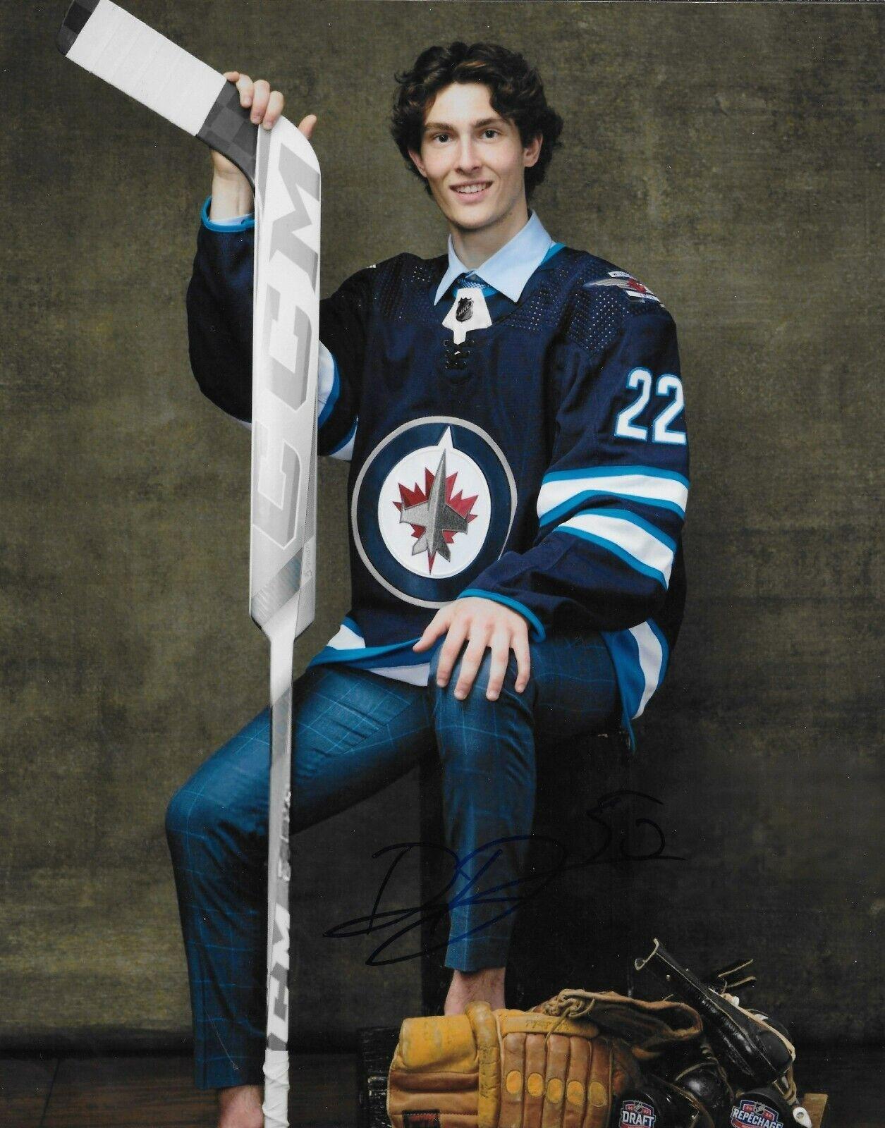 Signed Domenic DiVincentiis Winnipeg Jets Autographed 8x10 Photo #1 Original