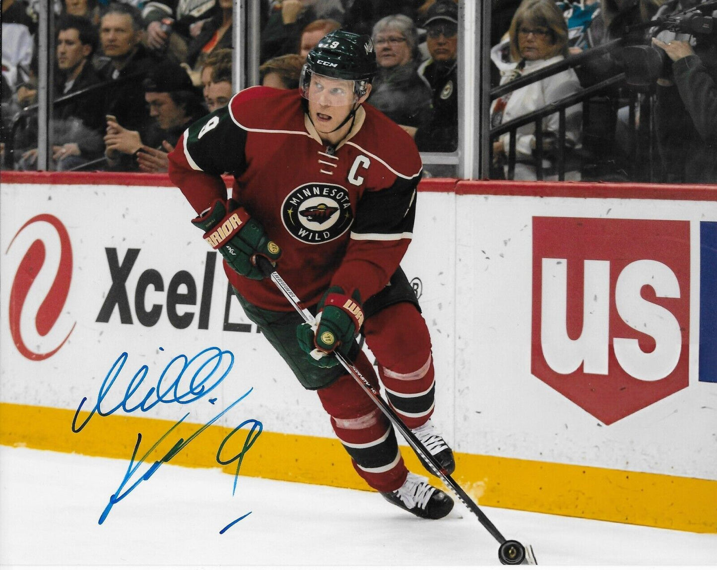 Signed Mikko Koivu Minnesota Wild Autographed 8x10 Photo #3 Original