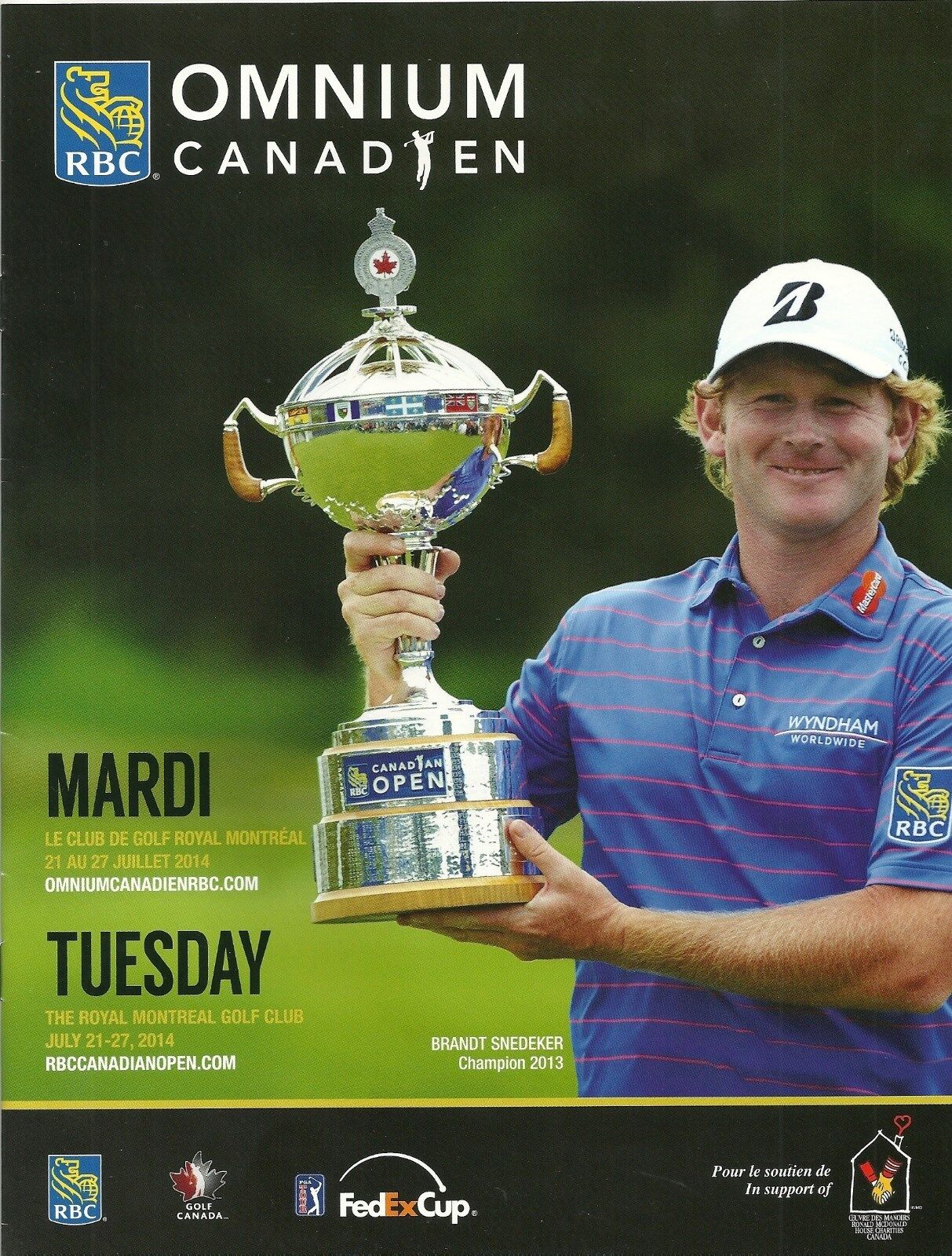 Signed Hunter Mahan PGA Golf Autographed 8x10 Photo #7 Original