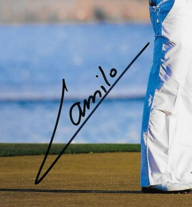 Signed Camilo Villegas PGA Golf Autographed 8x10 Photo #1 Original