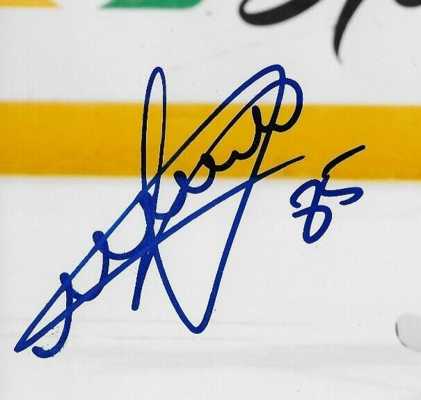 Signed Shakir Mukhamadullin San Jose Sharks Autographed 8x10 Photo #1 Original