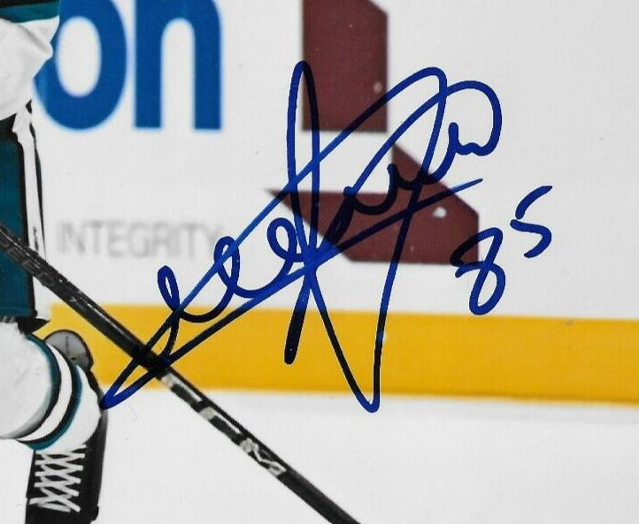 Signed Shakir Mukhamadullin San Jose Sharks Autographed 8x10 Photo #3 Original