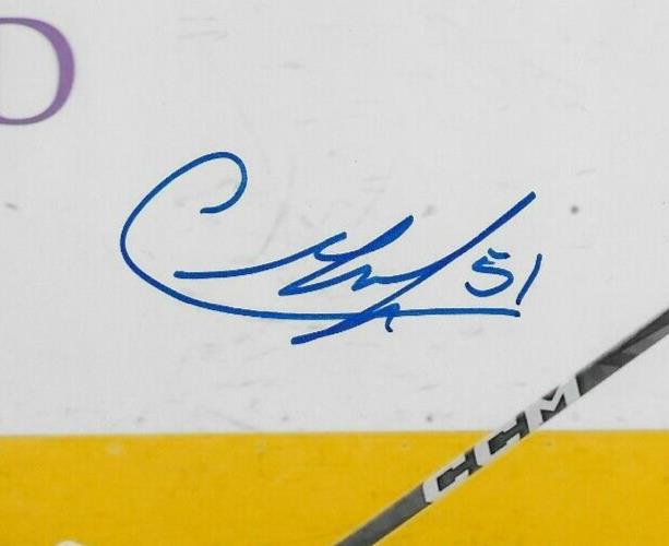 Signed Collin Graf San Jose Sharks Autographed 8x10 Photo #1 Original