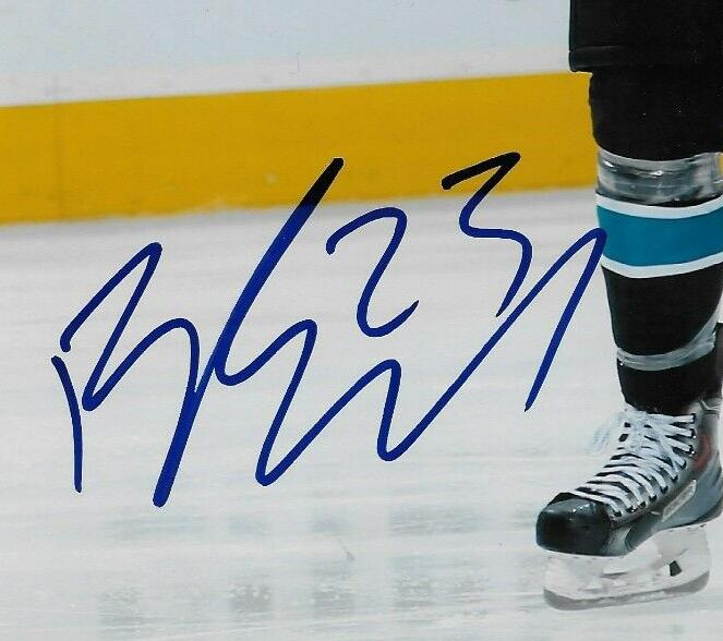 Signed Barclay Goodrow San Jose Sharks Autographed 8x10 Photo #1 Original