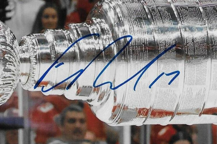 Signed Evan Rodrigues Florida Panthers Stanley Cup 8x10 Photo #1 Original