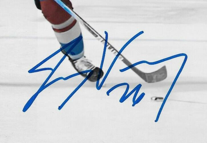 Signed Jimmy Vesey Colorado Avalanche Autographed 8x10 Photo #1 Original