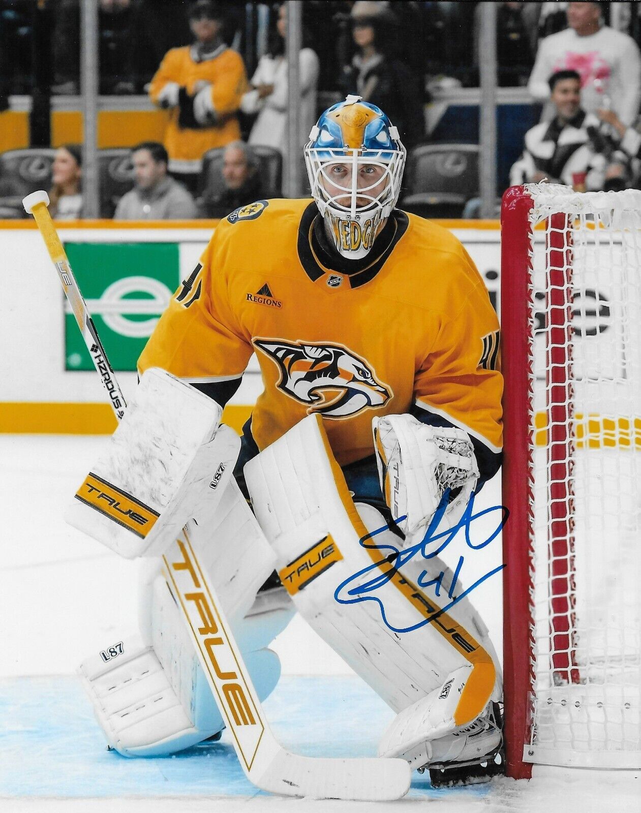 Signed Scott Wedgewood Nashville Predators Autographed 8x10 Photo #1 Original