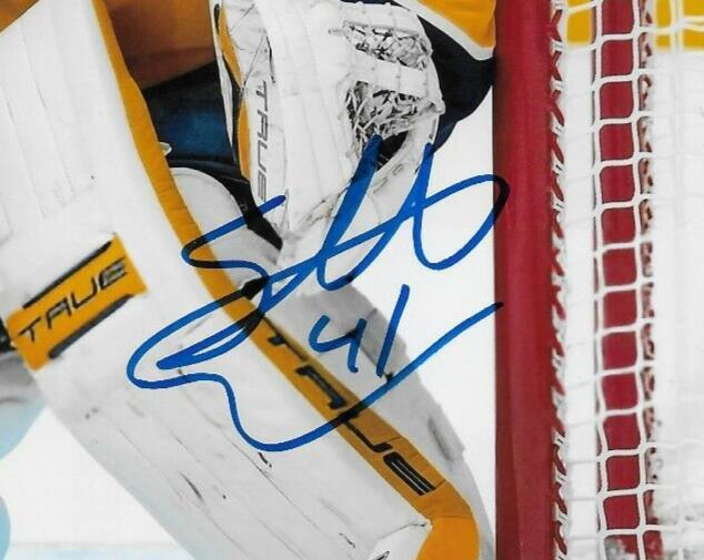 Signed Scott Wedgewood Nashville Predators Autographed 8x10 Photo #1 Original