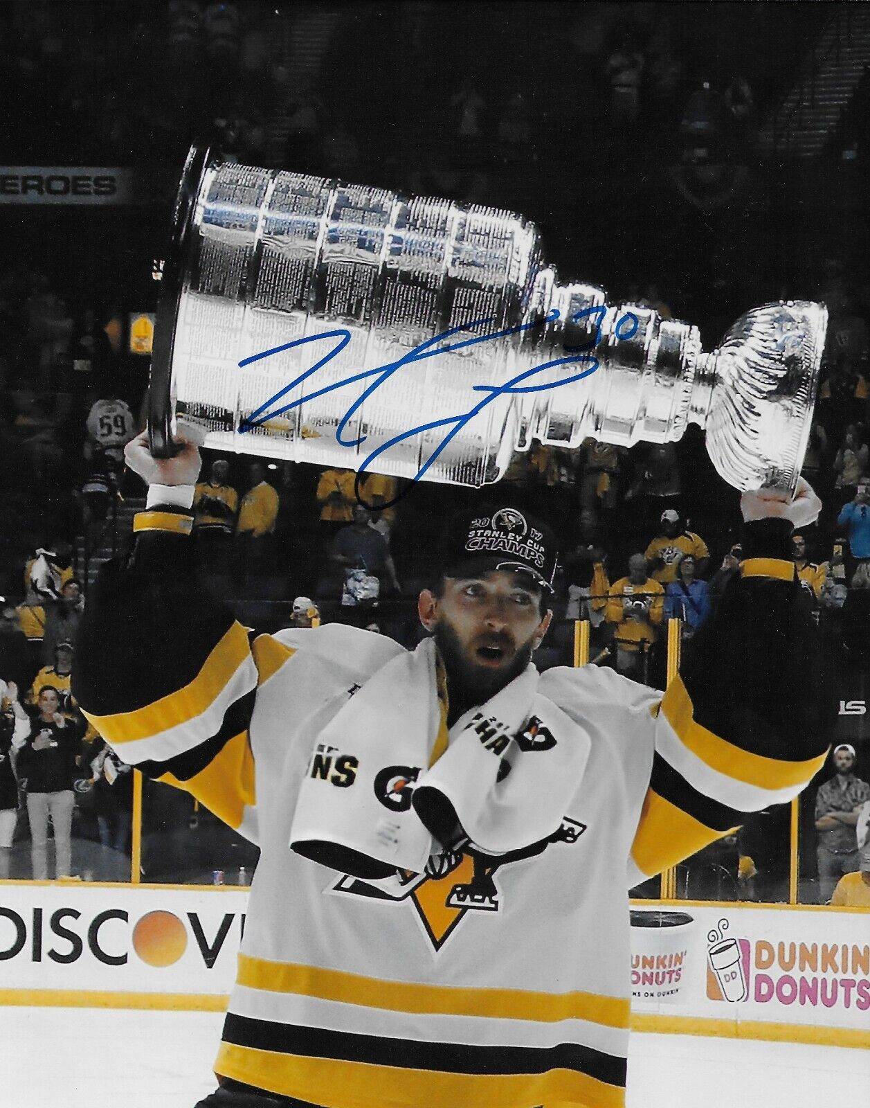 Signed Matt Murray Pittsburgh Penguins Stanley Cup Autographed 8x10 Photo #2
