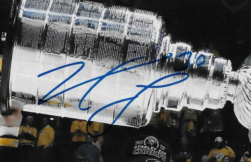 Signed Matt Murray Pittsburgh Penguins Stanley Cup Autographed 8x10 Photo #2