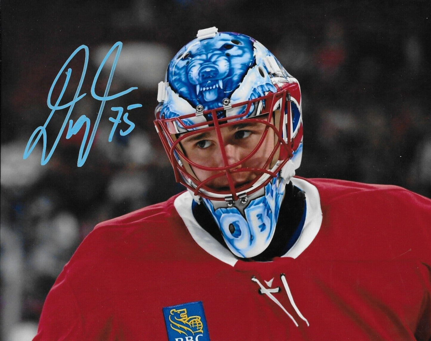 Signed Jakub Dobes Montreal Canadiens Autographed 8x10 Photo #3 Original