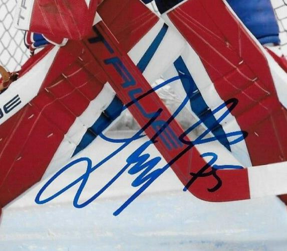 Signed Jakub Dobes Montreal Canadiens Autographed 8x10 Photo #4 Original