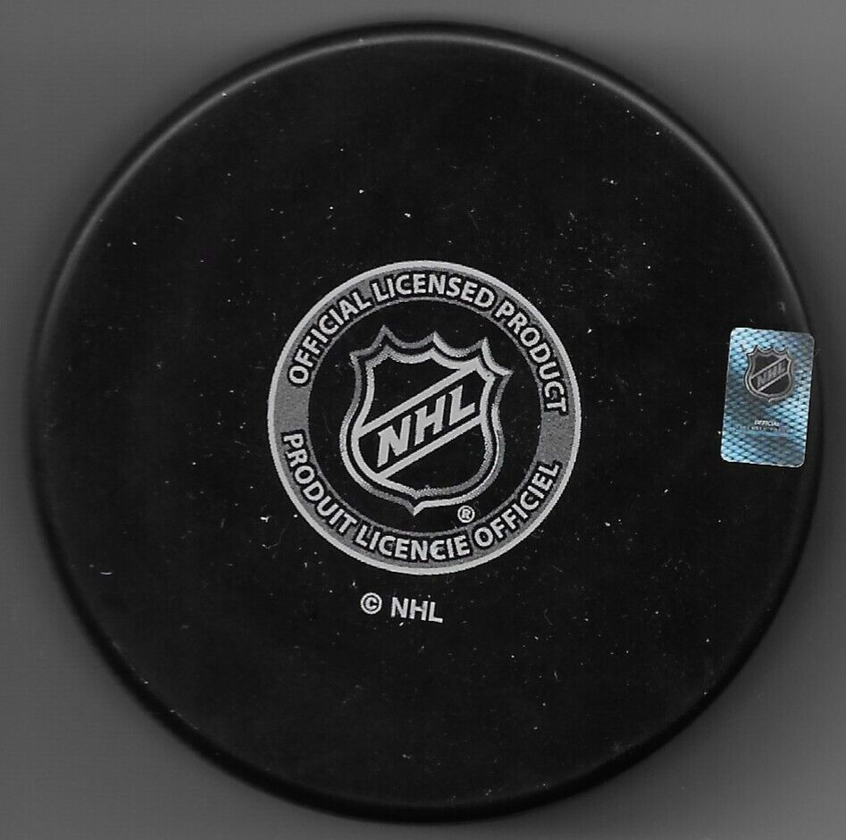 Signed Sergio Momesso Montreal Canadiens w 86 Cup Hockey Puck Private Signing