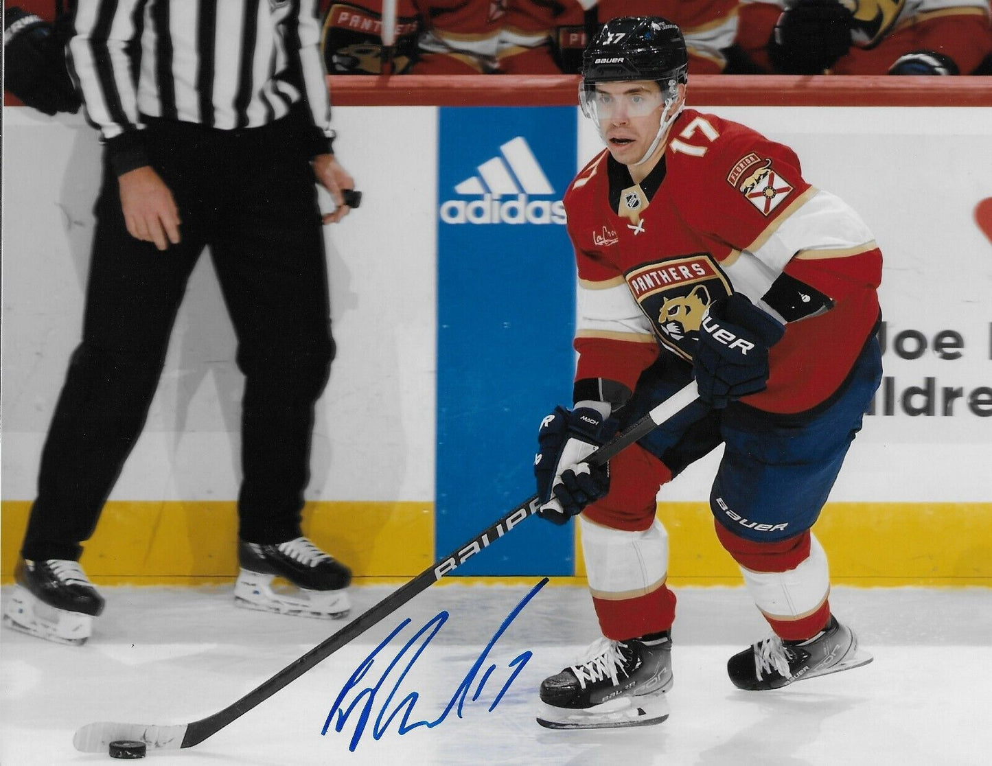 Signed Evan Rodrigues Florida Panthers Autographed 8x10 Photo #2 Original