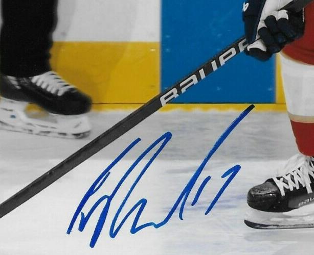 Signed Evan Rodrigues Florida Panthers Autographed 8x10 Photo #2 Original