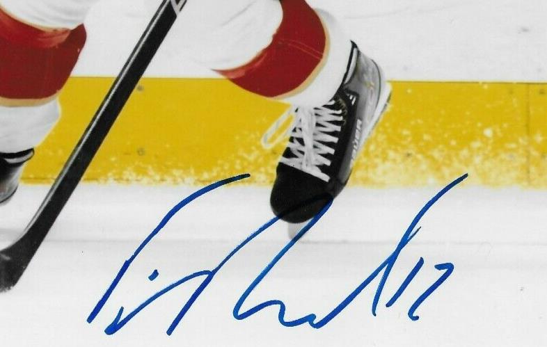 Signed Evan Rodrigues Florida Panthers Autographed 8x10 Photo #3 Original