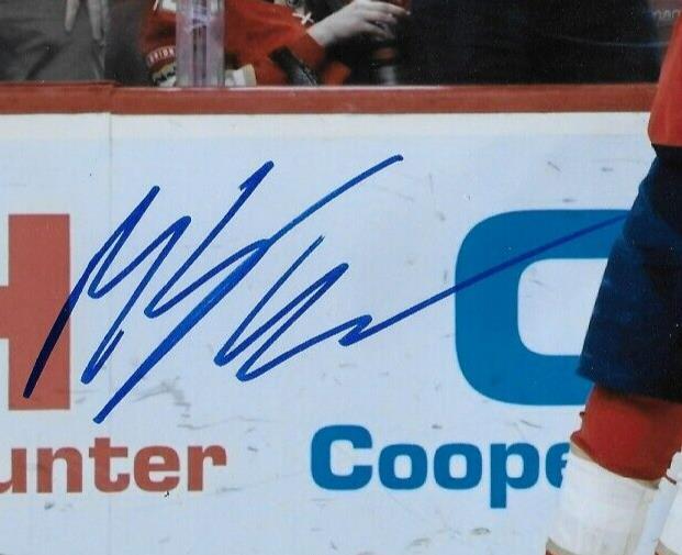 Signed Mackie Samoskevich Florida Panthers Autographed 8x10 Photo #1 Original