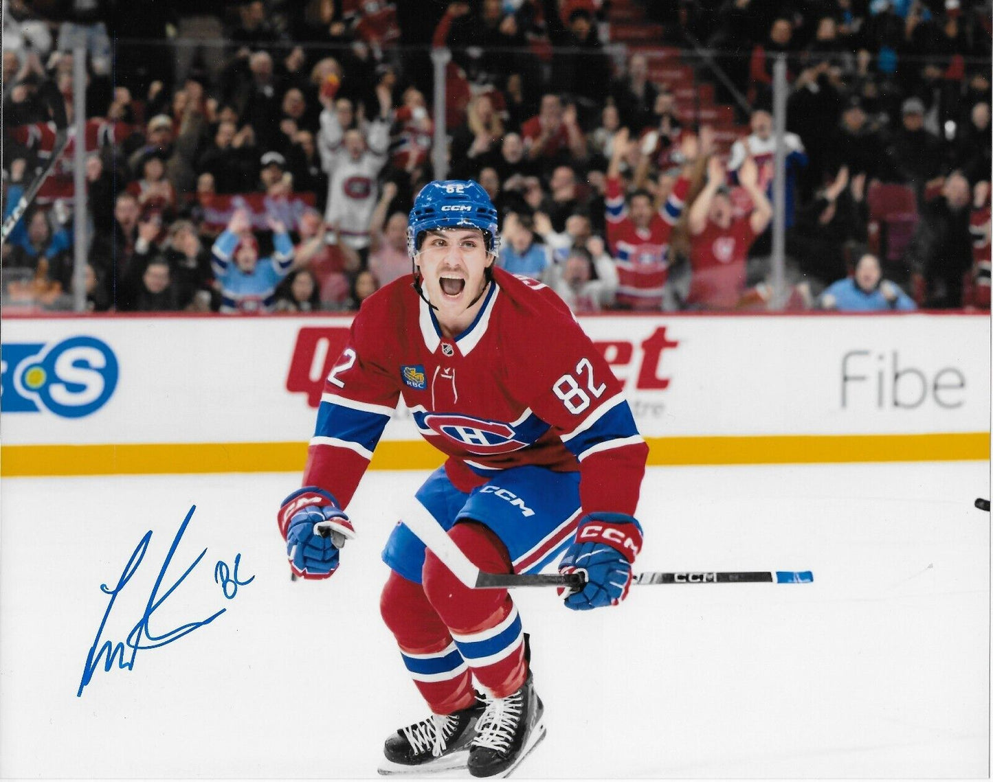 Signed Lucas Condotta Montreal Canadiens Autographed 8x10 Photo #5 Original