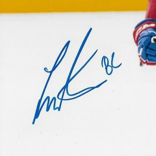 Signed Lucas Condotta Montreal Canadiens Autographed 8x10 Photo #5 Original