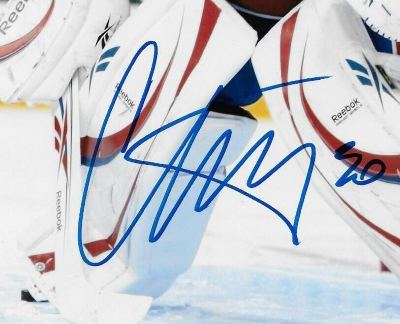 Signed Curtis Sanford Montreal Canadiens Autographed 8x10 Photo #1 Original