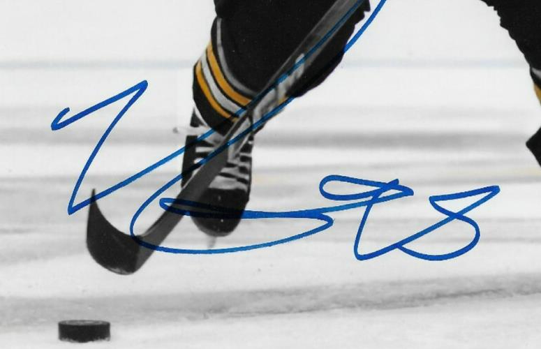 Signed Vinni Lettieri Boston Bruins Autographed 8x10 Photo #1 Original