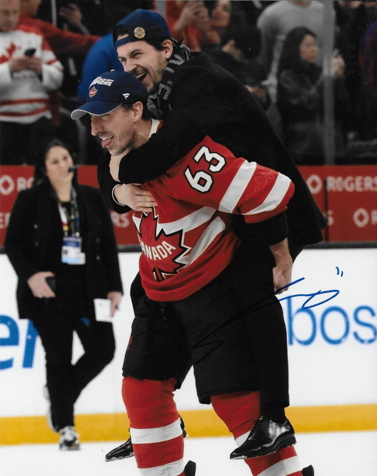 Signed Travis Konecny Team Canada Philadelphia Flyers 4 Nations 8x10 Ph Original