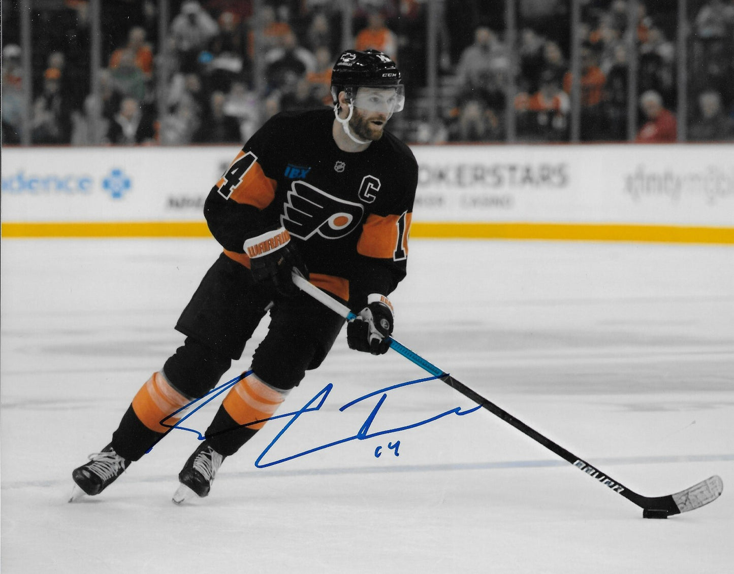 Signed Sean Couturier Philadelphia Flyers Autographed 8x10 Photo #1 Original