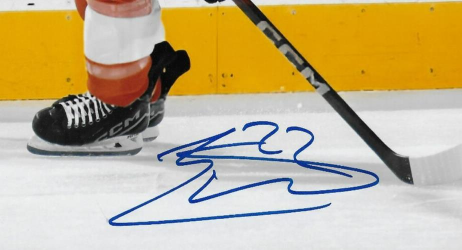 Signed Jacob Pelletier Philadelphia Flyers Autographed 8x10 Photo #2 Original