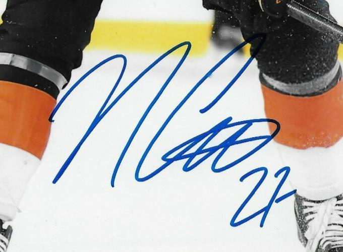 Signed Noah Cates Philadelphia Flyers Autographed 8x10 Photo #1 Original