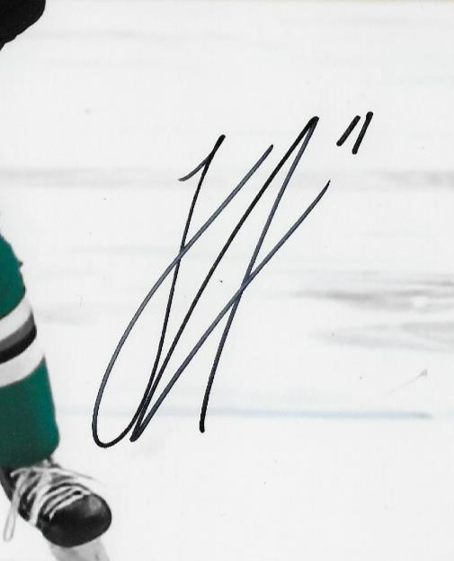 Signed Logan Stankoven Dallas Stars Autographed 8x10 Photo #1 Original