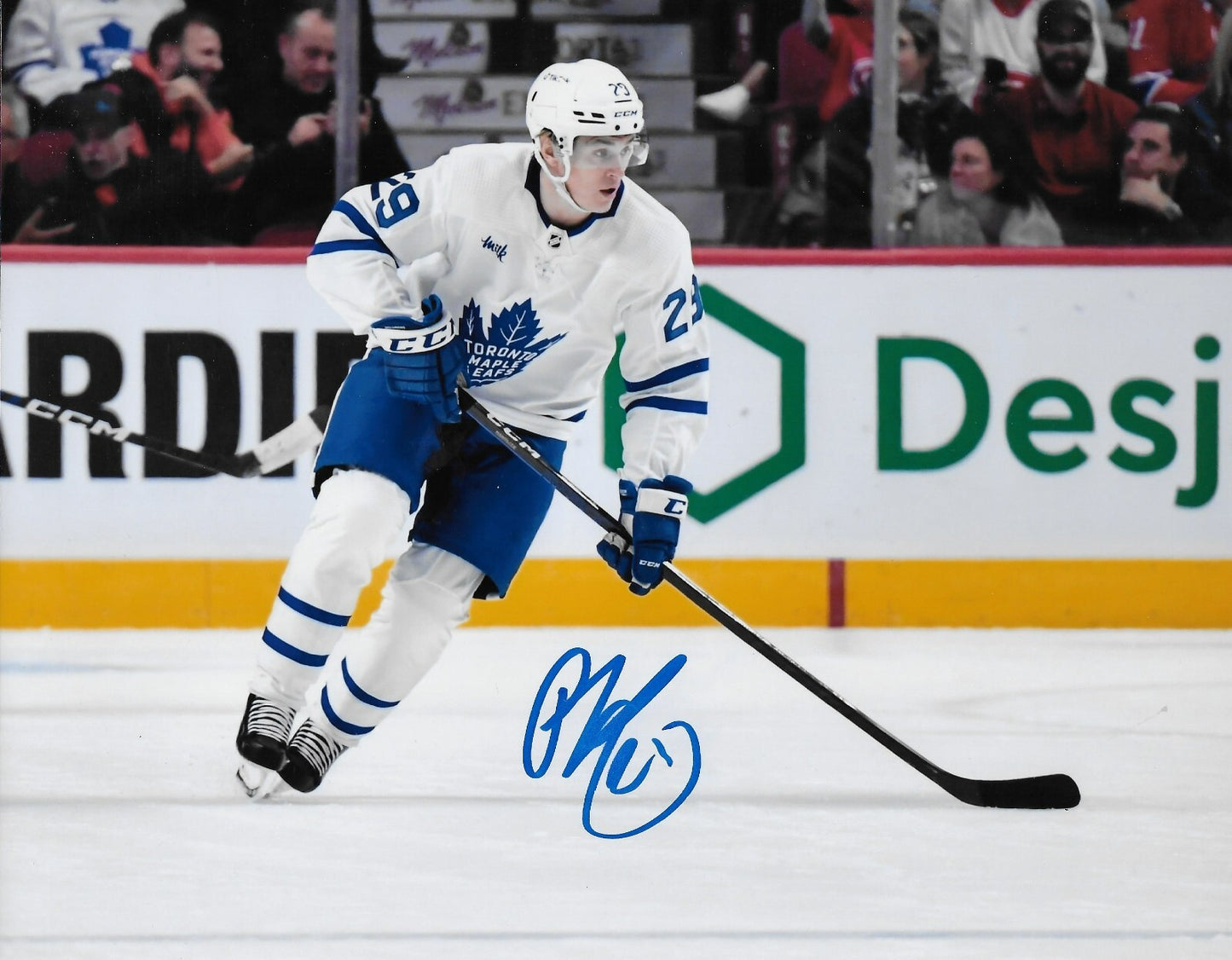 Signed Pontus Holmberg Toronto Maple Leafs 8x10 Photo #3 AHL Marlies Original