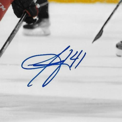 Signed Hunter Mckown Columbus Blue Jackets Autographed 8x10 Photo #3 Original