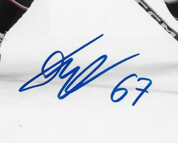 Signed James Malatesta Columbus Blue Jackets Autographed 8x10 Photo #4 Original