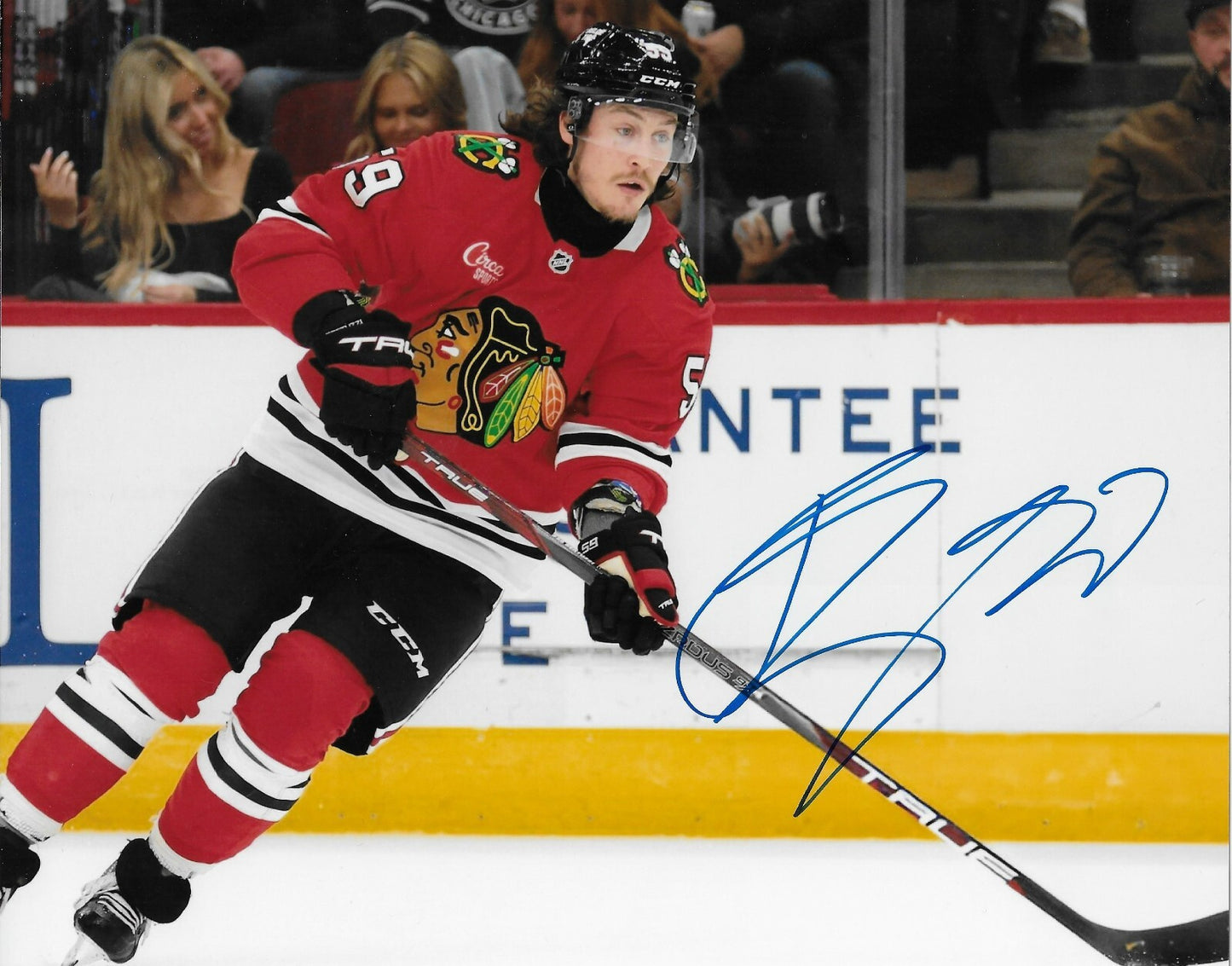 Signed Tyler Bertuzzi Chicago Blackhawks Autographed 8x10 Photo #1 Original